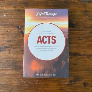NavPress LifeChange Bible Study Series Acts Paperback Workbook 9780891091127